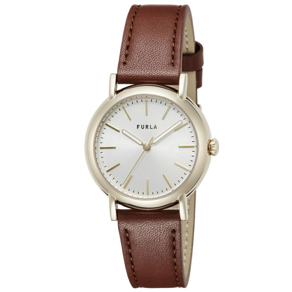 フルラ 腕時計 レディース ブランド ブラウン 革 レザー イージーシェイプ ホワイト文字盤 時計 小さい シンプル かわいい おしゃれ 大人 女性 母 妻 彼女 お祝い 時計 記念日 贈り物 サプラ