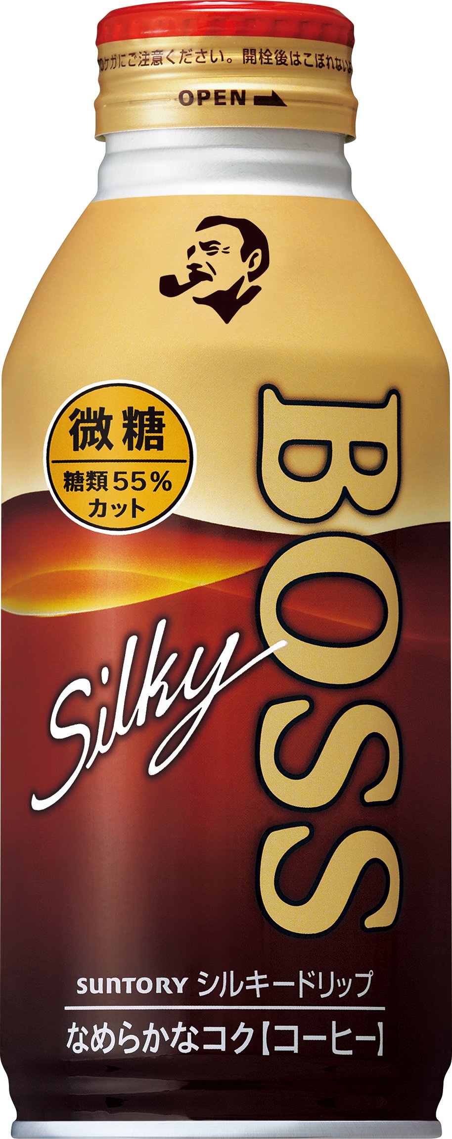 サントリー コーヒー ボス シルキードリップ微糖 360gボトル缶×24本