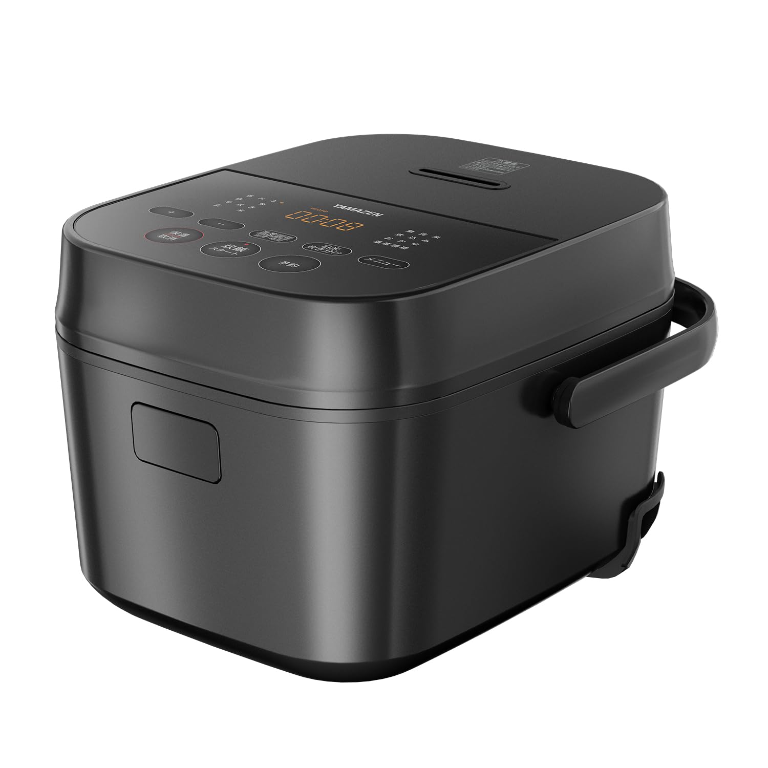 全国送料無料 [山善] 炊飯器 一人暮らし 5.5合 3種類炊き分け機能 マイコン式 低温調理 無洗米モード 保温 予約機能 ブラック AMRC-10M(B)