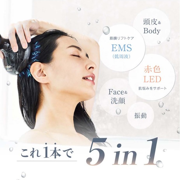 WAVEWAVE スカルプヘッドスパ 頭皮マッサージ器 ヘッドスパ ヘッドマッサージ 頭皮マッサージ機 ヘッドマッサージャー ems