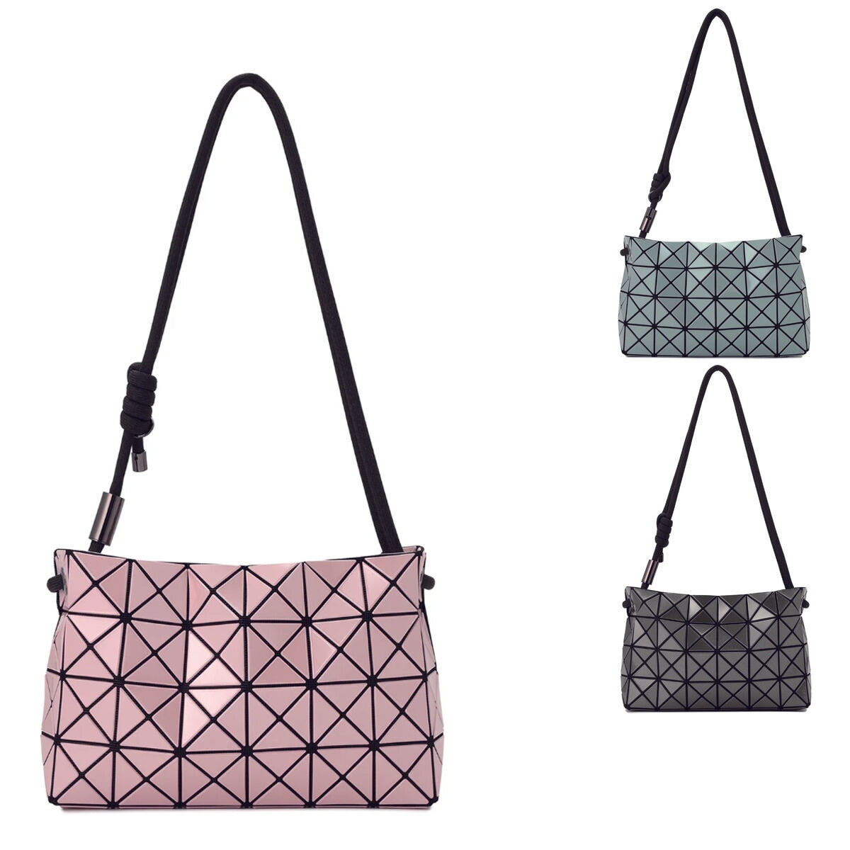 バオバオ BAO BAO ISSEY MIYAKE 【LOOP METALLIC / ループメタリック 4×6】 2WAY クロスボディ ショルダーバッグ 全3色 BB AG571
