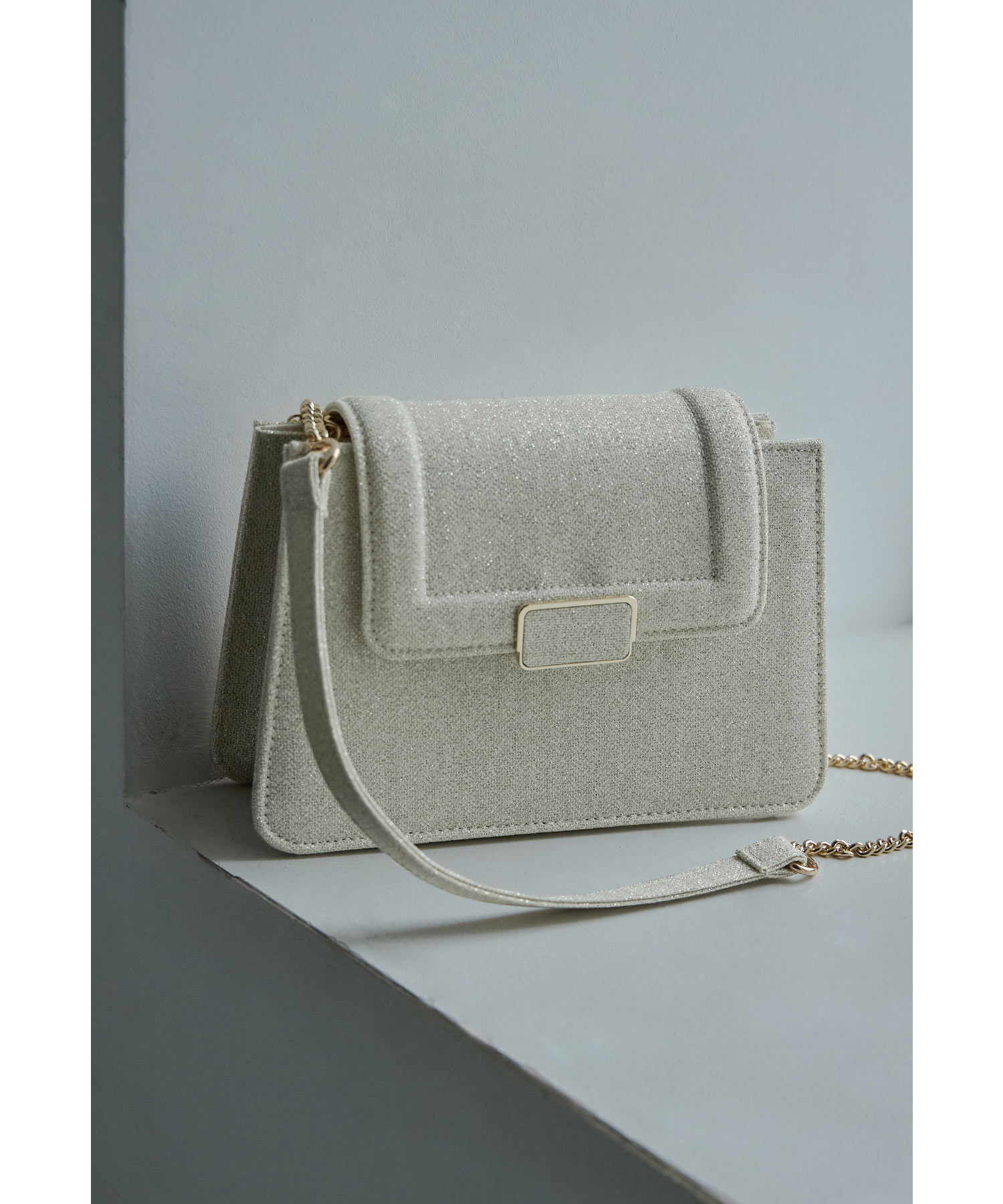 3wayスクエアラメバッグ パーティーバッグ シャイニー クラッチ ハンド ショルダー 肩掛け 斜めがけ マチあり チェーン付 結婚式 お呼ばれ セレモニー パーティー 二次会 披露宴 謝恩会