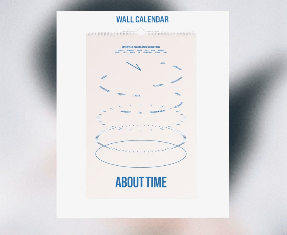 [未開封新品] セブンティーン2024月カレンダーSEVENTEEN WALL CALENDAR壁掛けカレンダーシグ