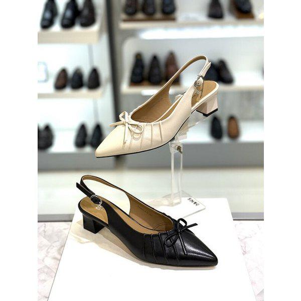女性5cmリボン飾りスリングバックDJO601 (P003811852)