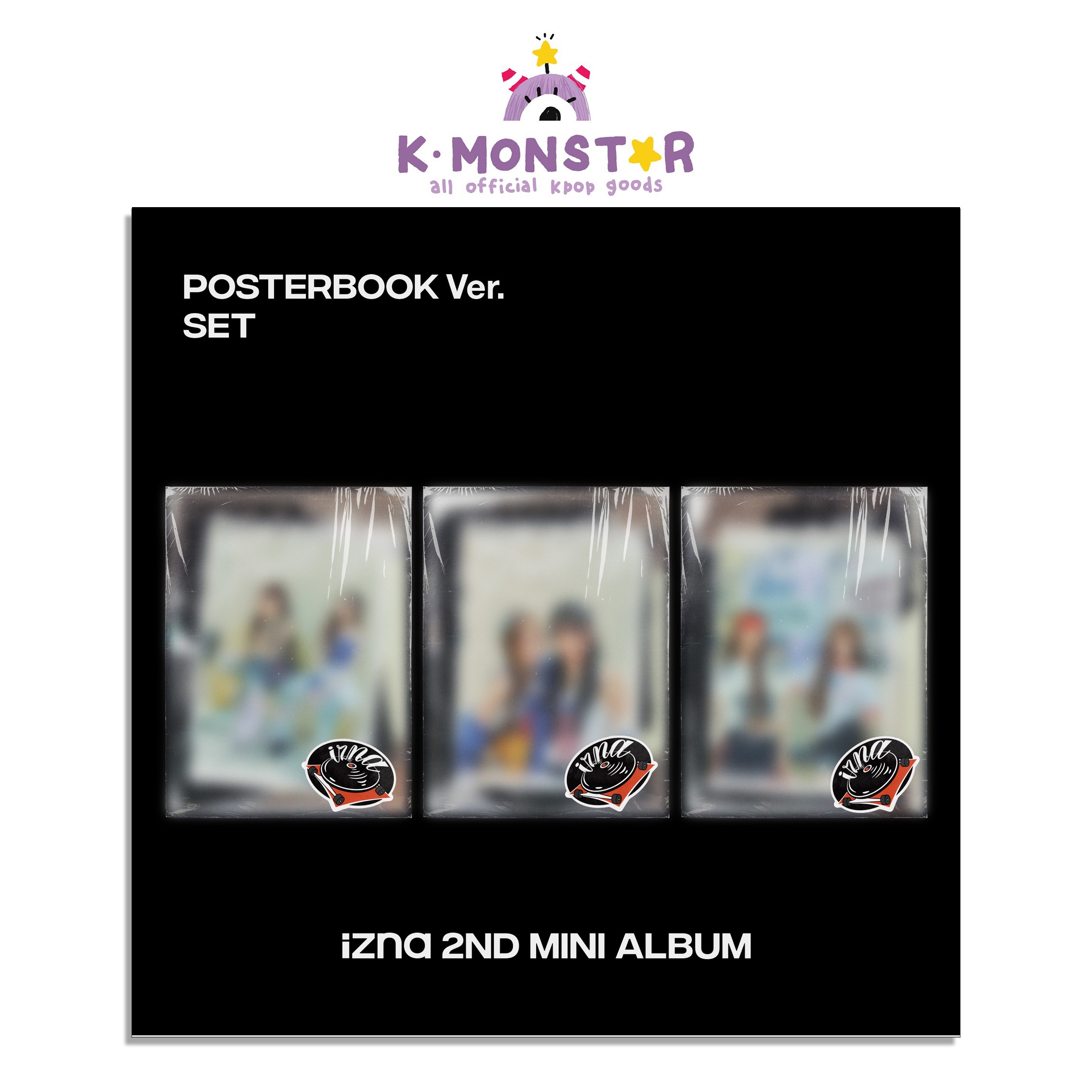 izna - Not Just Pretty / 2nd Mini Album (POSTERBOOK Ver.) 3種SET