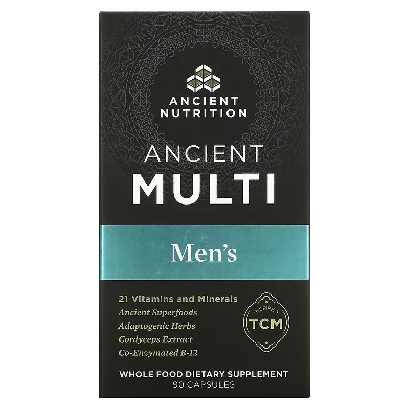 Dr. Axe / Ancient Nutrition　エンシェントマルチ男性用90粒