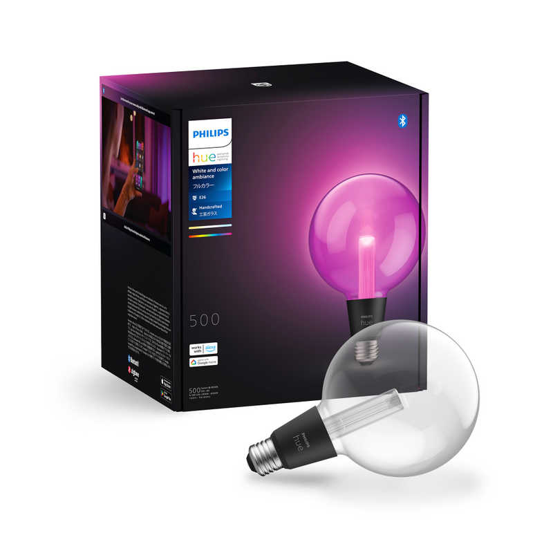 フィリップス　PHILIPS　Philips Hue ライトガイド E26 G125 ［E26 /一般電球形 /40W相当 /1個 /全方向タイプ］　PHLG-G12
