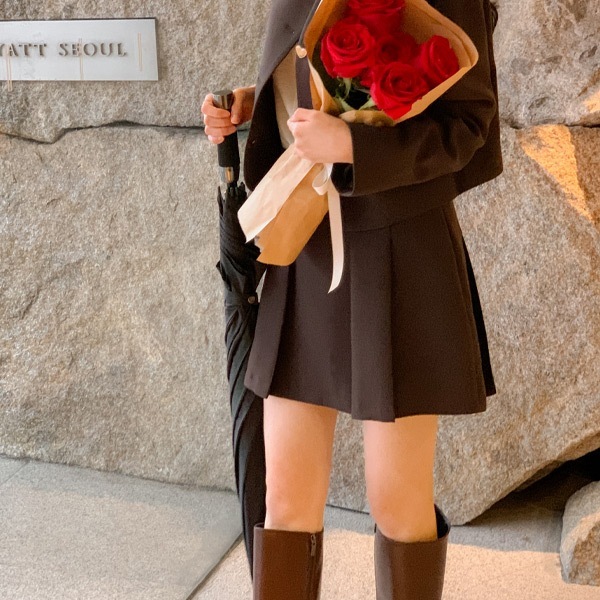 sk6319 プリーツミニスカート