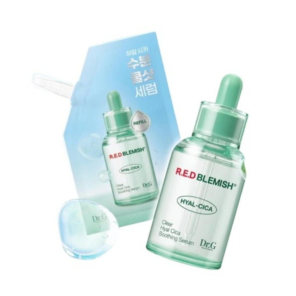 【NEW】[1+1/大容量] レッド ブレミッシュ クリア ヒアル シカ スージング セラム 50ml 企画 (+50ml詰め替え)