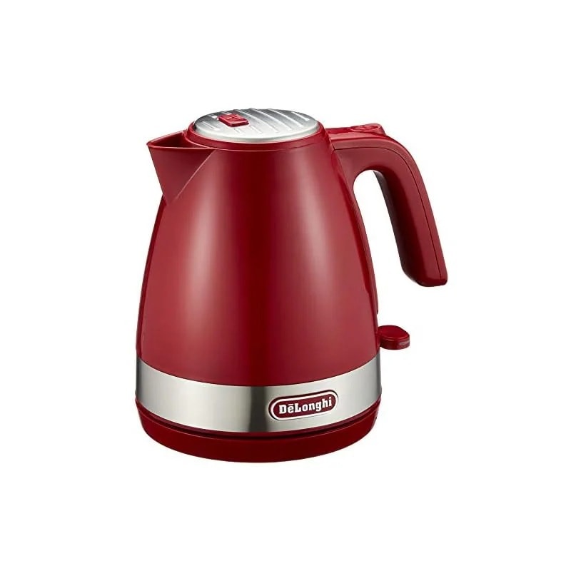 【即納】DeLonghi(デロンギ) DeLonghi電気ケトル アクティブ シリーズ イタリアンデザイン 1.0L ワンプッシュオープン 異物混入防止フィルタ 見やすい水量計 電源コードホルダー