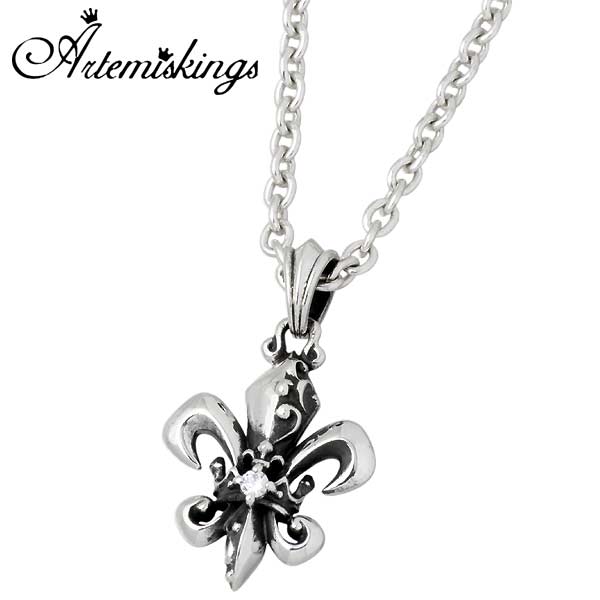 アルテミスキングス ARTEMIS KINGS リリィ クラウン チャーム シルバー ペンダントトップ アクセサリー クリアキュービック シルバー 925 スターリングシルバー AKP0093