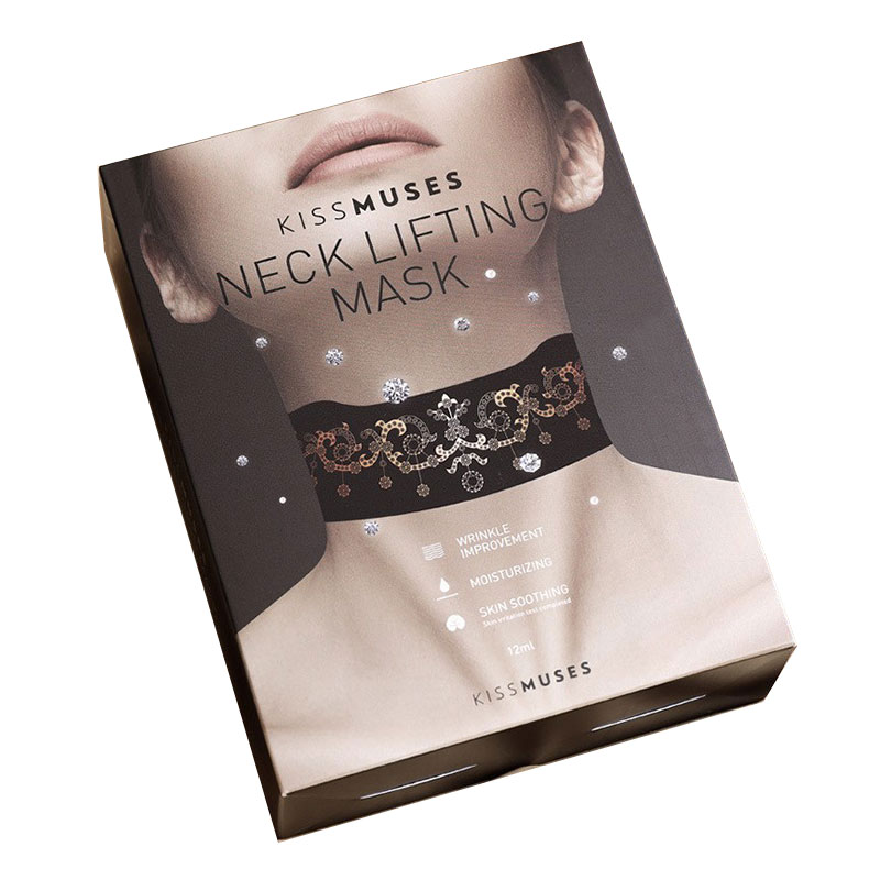 [KISSMUSES] ネックリフティングマスク (12ml*10ea) 1 Pack / しわの改善