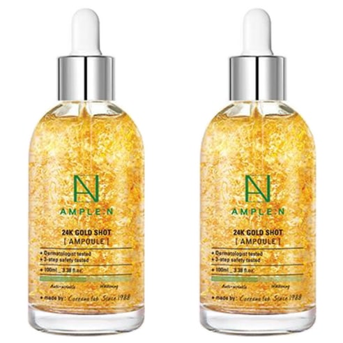 24K ゴールドショット アンプル, 100ml, 2個