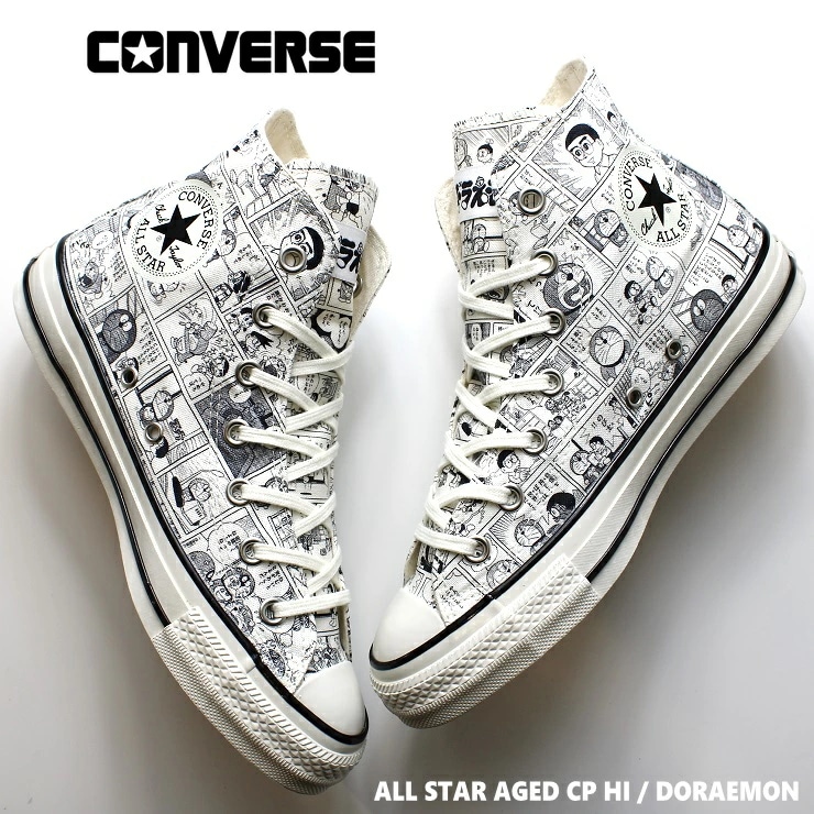 【ドラえもんコラボ】 コンバース オールスター エイジド CP HI / ドラえもん 31314980 CONVERSE ALL STAR AGED CP HI / DORAEMON スニーカー