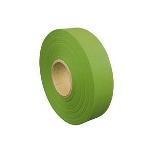 （業務用20セット）ジョインテックス カラーリボン黄緑 12mm*25m B812J-YG