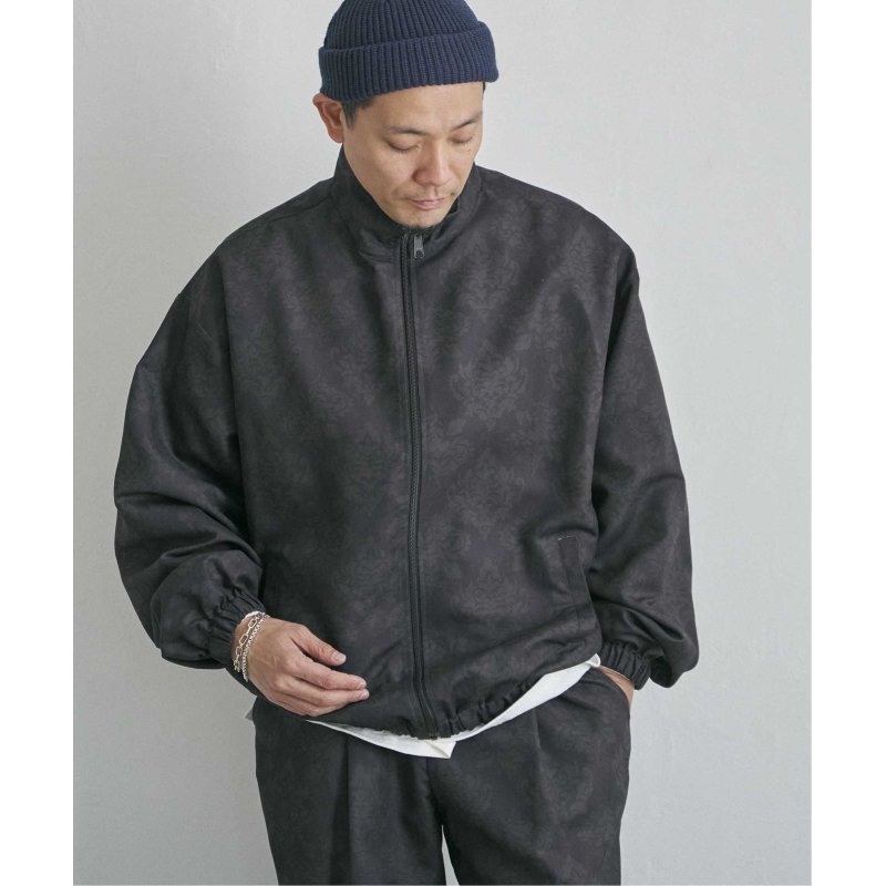 総柄ワイドトラックトップ