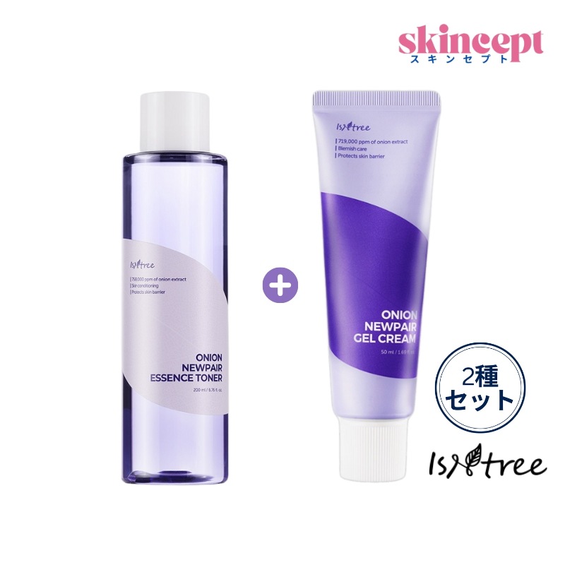 [オニオンセ2種ット] オニオン ニューペア エッセンス トナー 200ml+ニューペア ゲルクリーム 50ml
