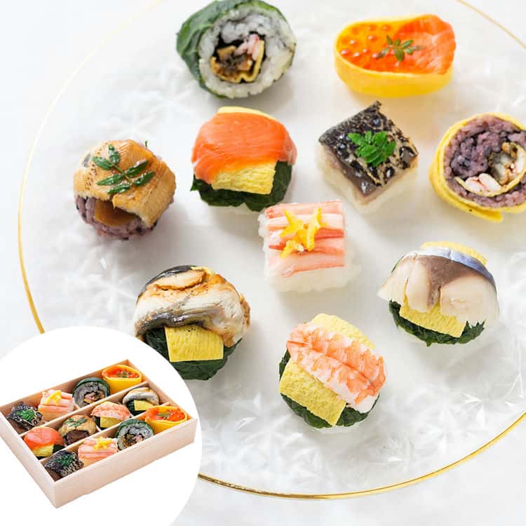 「梅守本店」 季節の手鞠わさび葉寿し 12個 離島は配送不可 6770002 お歳暮 お中元 お土産 ご進物 ギフト 贈り物に最適
