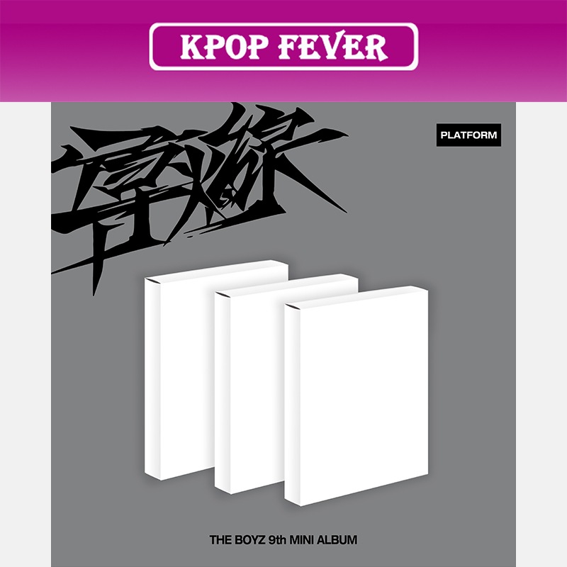 3種SET THE BOYZ [導火線] (PLATFORM Ver) (Flash Ver. + Riot Ver. + Vanguard Ver.) 9th Mini Album