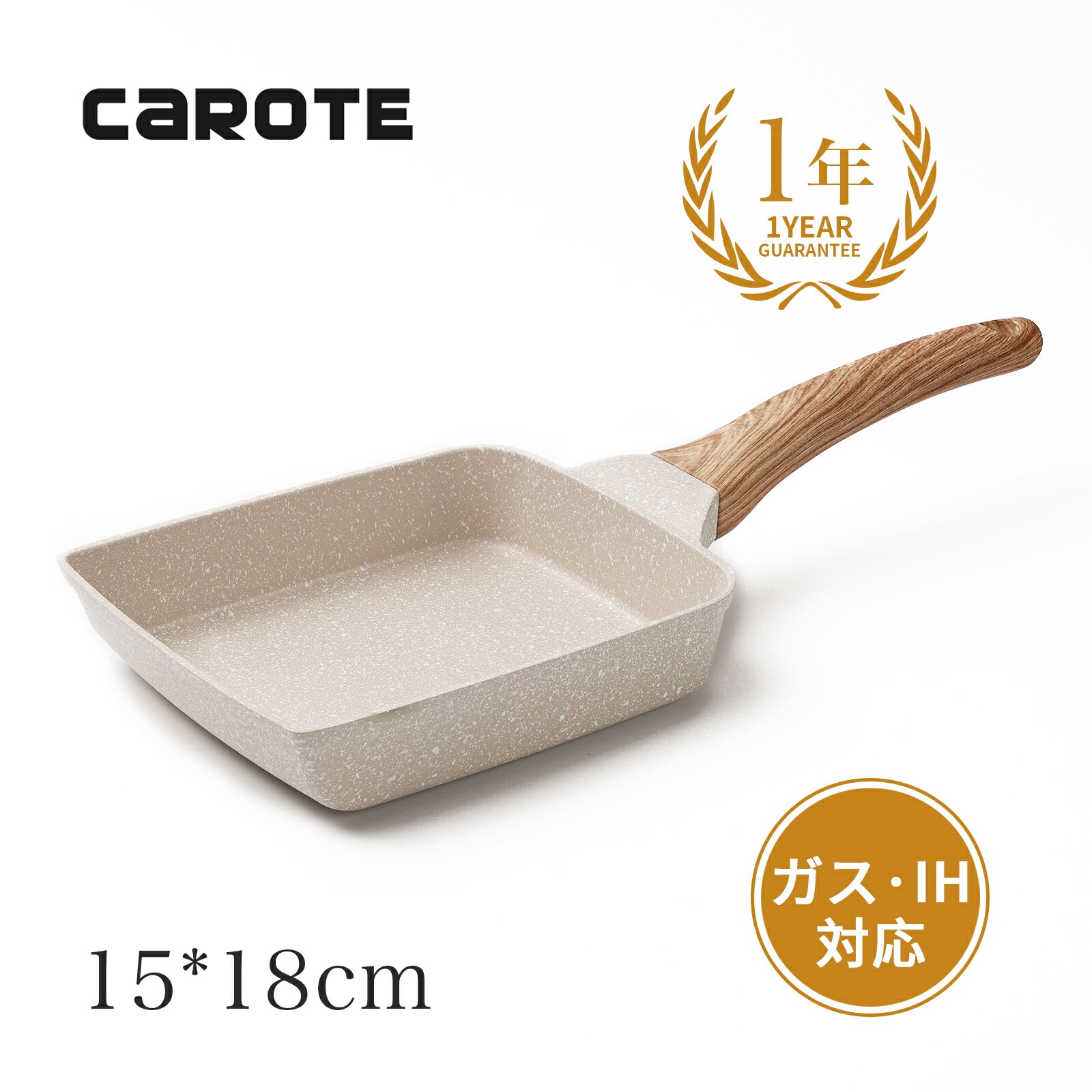 [Qoo10] J02117 : 卵焼き フライパン 15*18cm ih : キッチン用品