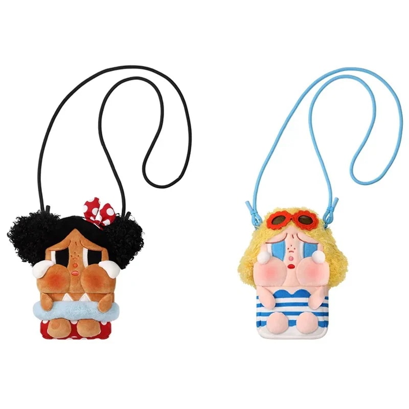 公式正規品POP MART CRYBABY Vacation Mode Onミニクロスボディバッグ ミニショルダーバッグ 斜めがけ ポーチ サブバッグクロスボディバッグ 小銭入れ サプライズギフト