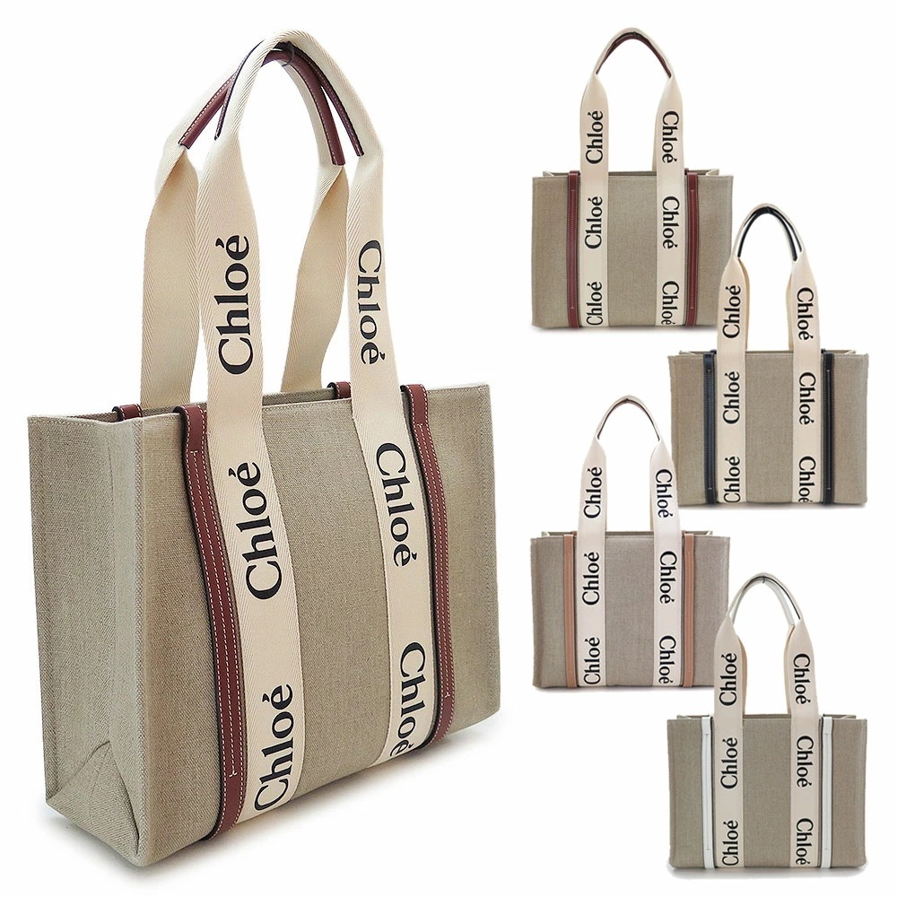 トートバッグ レディース WOODY ミディアム CHC22AS383I26 ショルダーバッグ 肩掛けバッグ