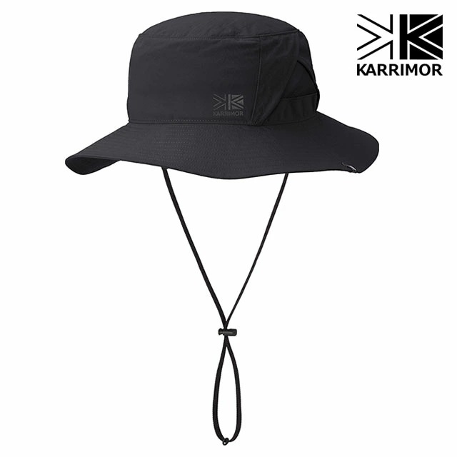 フローハット [200186-9000] flow hat メンズ・レディース 帽子 アウトドア 撥水 UVケア 抗菌防臭 Black 正規取扱店