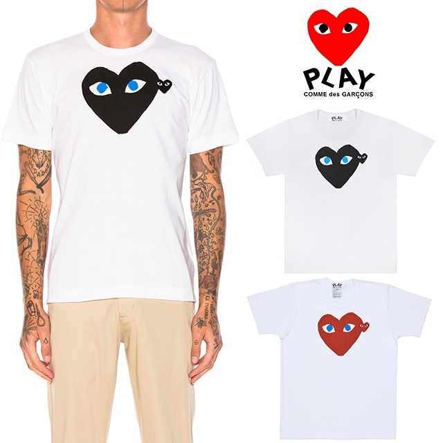 PLAY Tシャツ 半袖 COMME des GARCONS Blue Eyes T-SHIRT