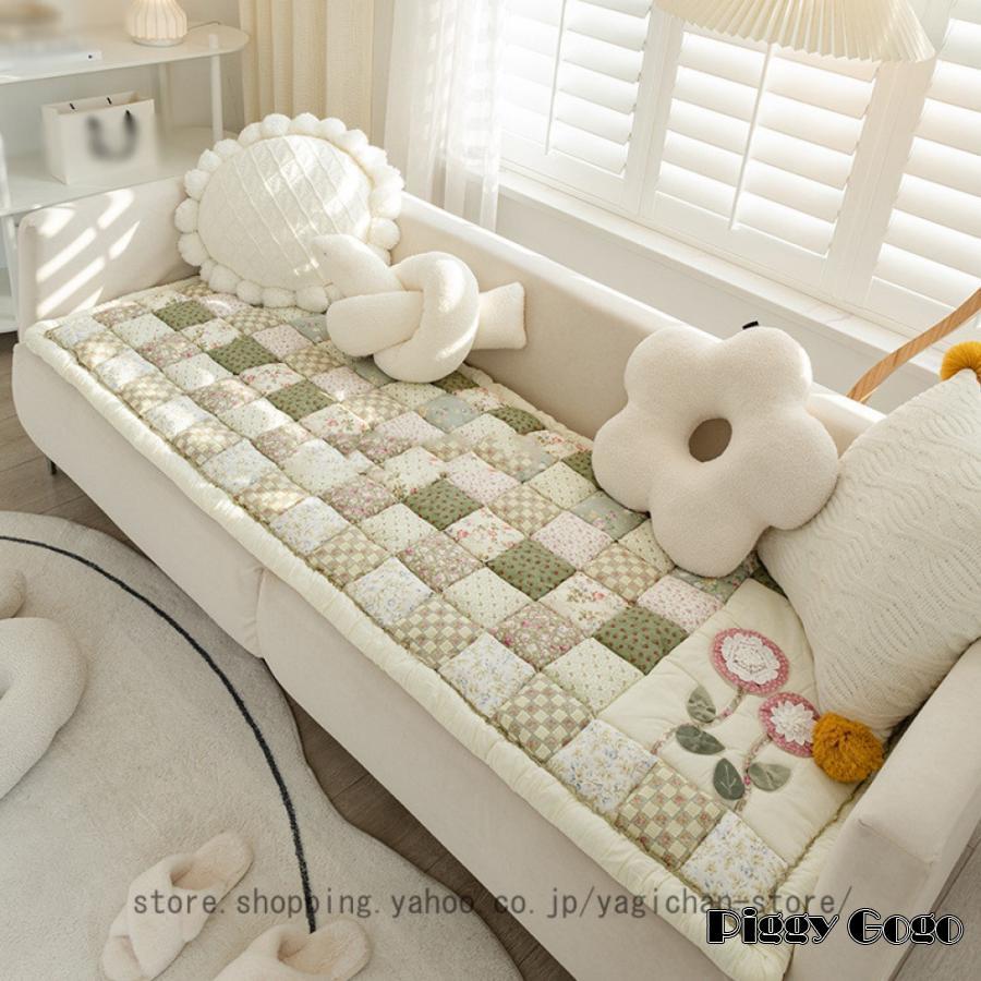 ごろ寝マット 長座布団 おしゃれ ざぶとん クッション 座布団 厚め 大きい 長い座布団 ソファー用 シートクッション お尻が痛くならない 洗える 折畳み