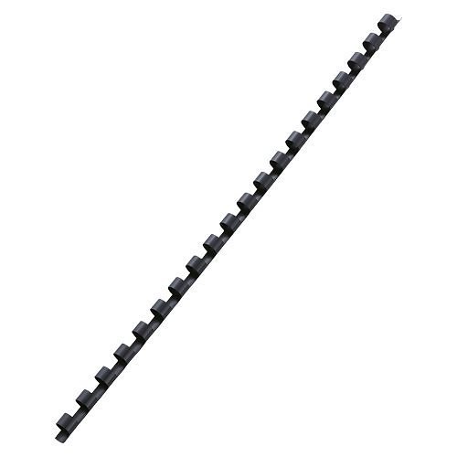 （まとめ買い）アコ/ブランズ GBCドキュバインド プラスチックリング 黒 6mm A4 20穴 100本入 PR0620A4Z-BK [x3]