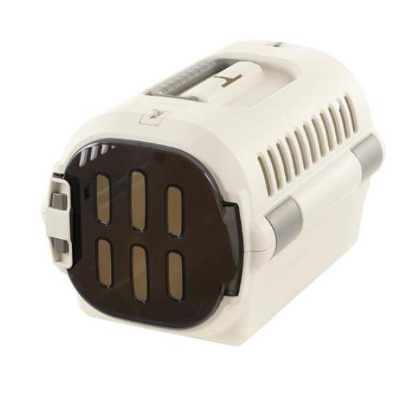 リッチェル キャンピングキャリーファイン(シングルドア) S 犬猫うさぎ用 1組入 (アイボリー)