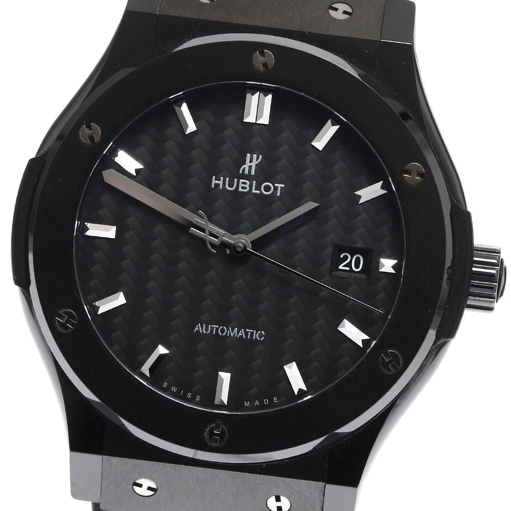 ウブロ HUBLOT 542.CM.1771.RX クラシックフュージョン ブラックマジック 自動巻き メンズ 美品 _900132【中古】