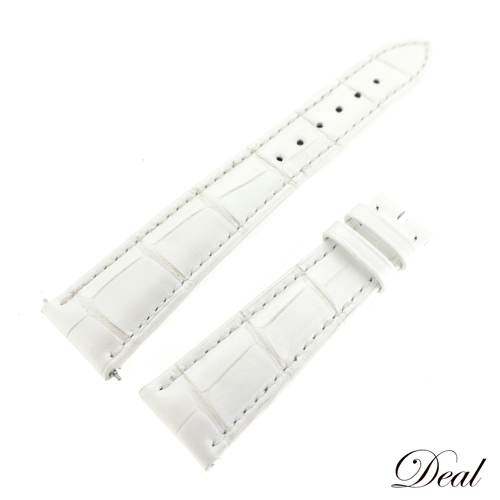 未使用 保管品 パテックフィリップ 純正 レザーベルト 白 ホワイト メンズ 時計ベルト