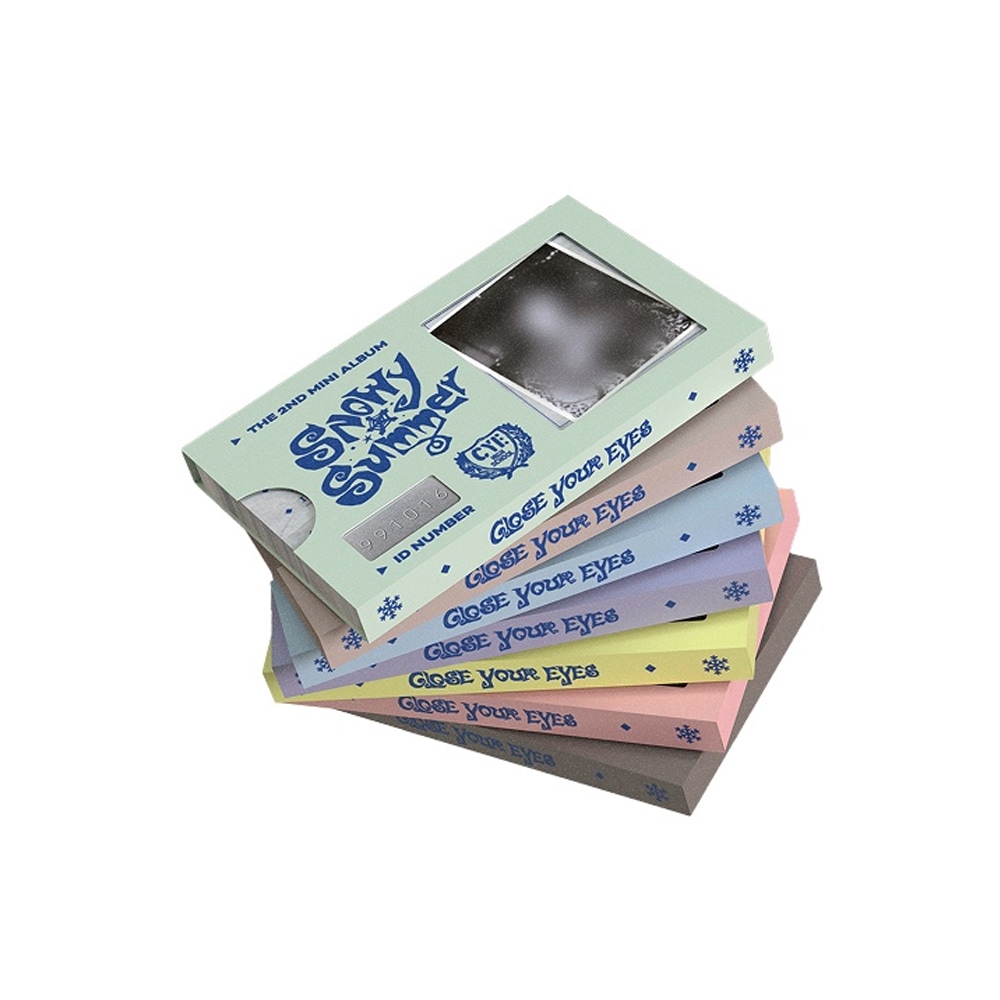 CLOSE YOUR EYES - SNOWY SUMMER / POCAALBUM / ID CARD VER / 7種セット