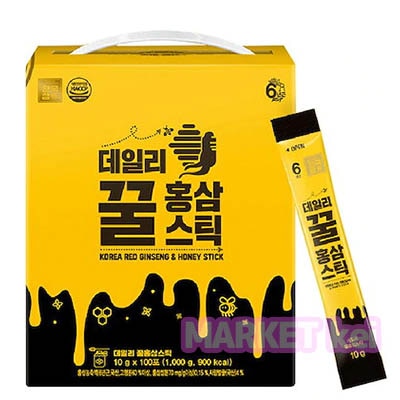 【デイリー蜂蜜紅参スティック 10g x 100T】 韓国参/韓国食品/健康食品