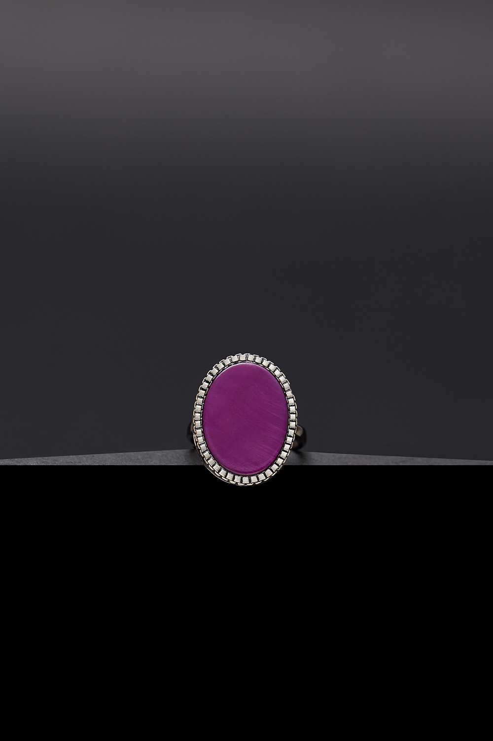 [HAZINA] Mullberry Purple Mother of Pearl Ring
