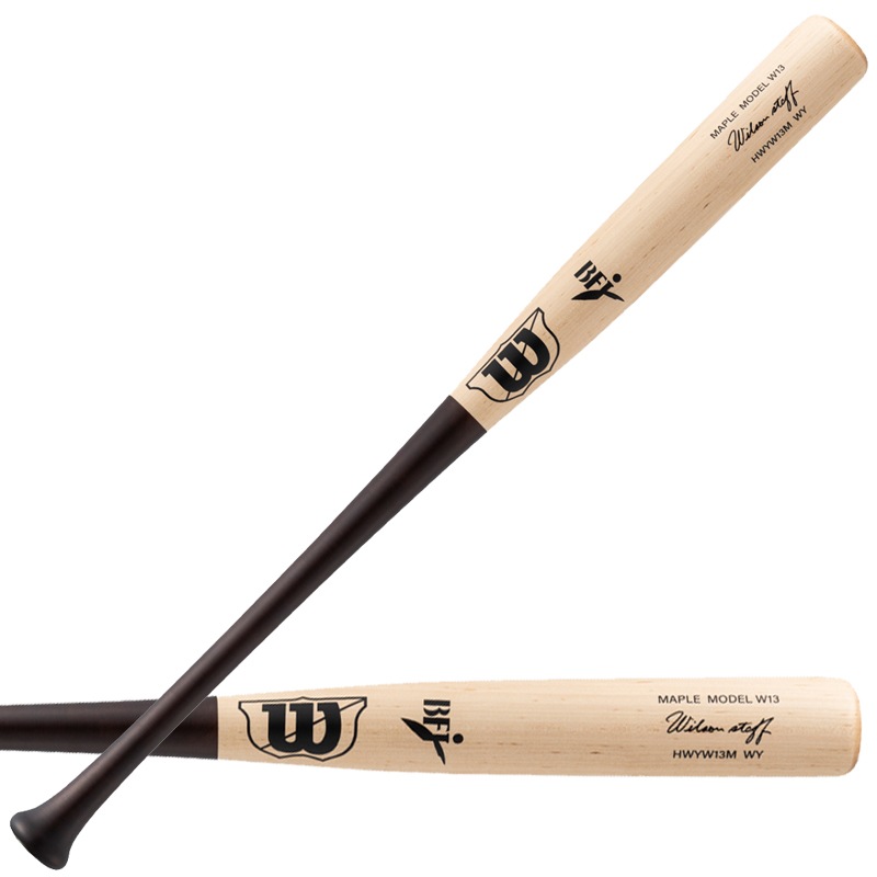 ウィルソン WILSON 硬式木製バット ウイルソンスタッフ W13M型 HWYW13M くり抜きあり 野球 硬式 バット BFJ 25SS(WBW2003010)