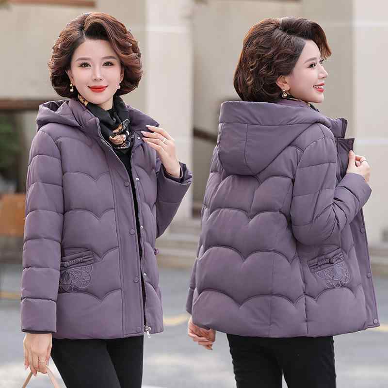 秋服 レディース ファッション オシャレ カワイイ シンプル 大人カワイイ 大きいサイズ ダウン ジャケット 暖かい 厚手 綿 冬 コート 綿