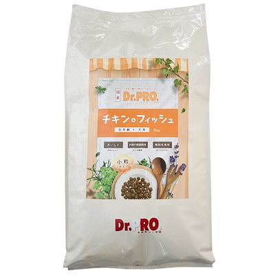 他サイト： ドッグフード　国産　ドクタープロ　Ｄｒ．ＰＲＯ　チキン＆フィッシュ　オールステージ　５ｋｇ　犬　フード　ＣＲＣ45―05―99―00―00の商品画像
