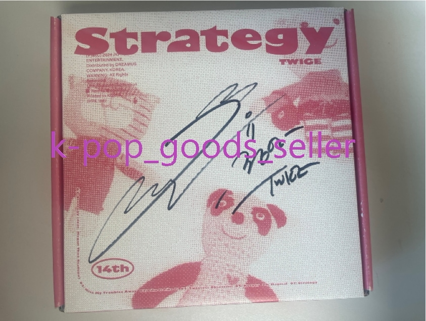 [on hand] TWICE 14th Mini Album STRATEGY SIGNED ALBUM JEONGYEON