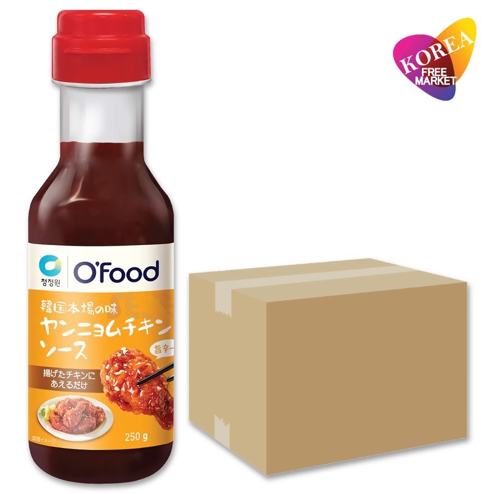 ofood ヤンニョムチキンソース 250g 16本セット / 韓国 ヤンニョムチキン ソース タレ 味付けチキン フライドチキン 甘口 韓国調味料 清浄園