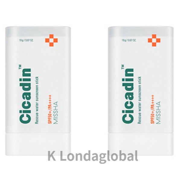 シカディン レスキュー ウォーターサンスティック SPF50 + PA ++++ 2個 4,632円