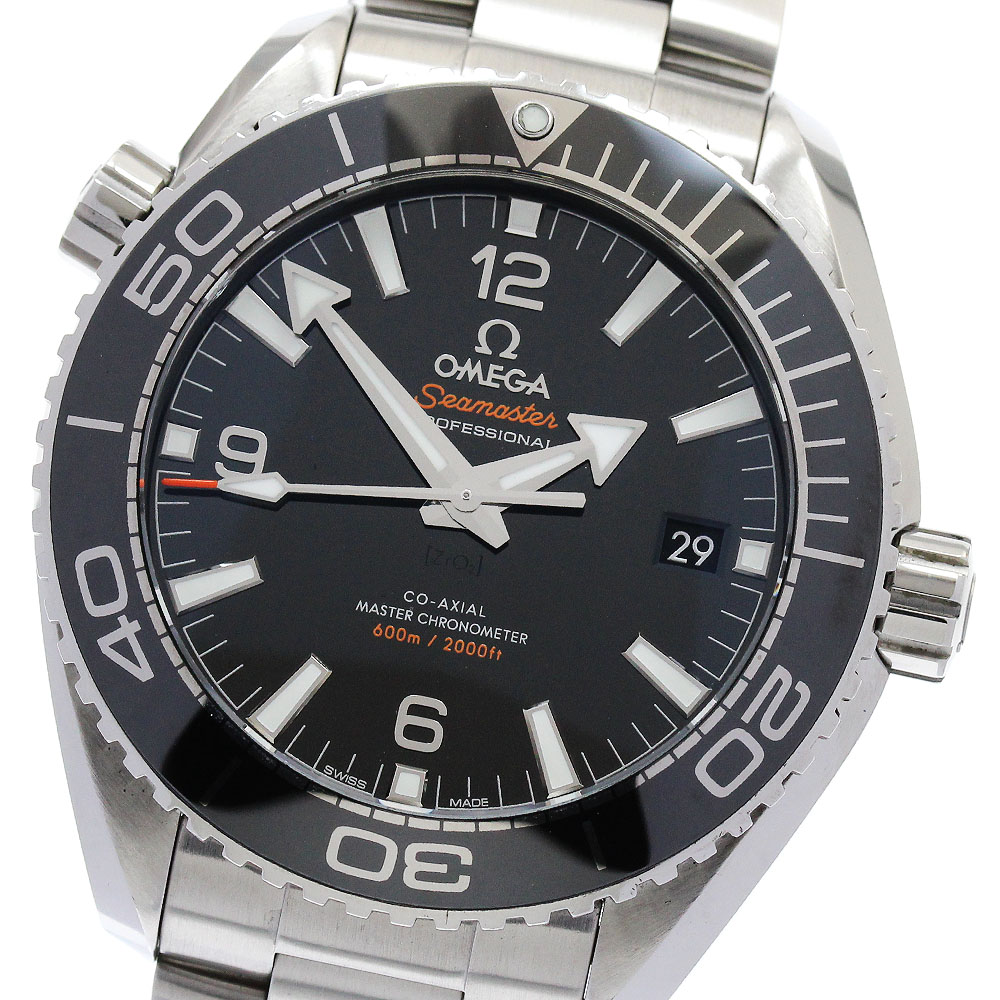 オメガ OMEGA 215.30.44.21.01.001 シーマスター プラネットオーシャン600M マスタークロノメーター デイト 自動巻き メンズ _877569【中古】