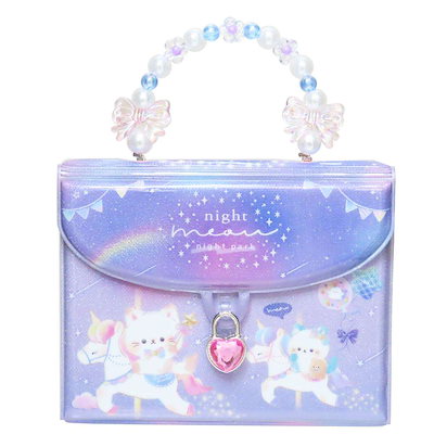 Qoo10] シール帳 カギ付きバッグマイシールバイン : おもちゃ・知育