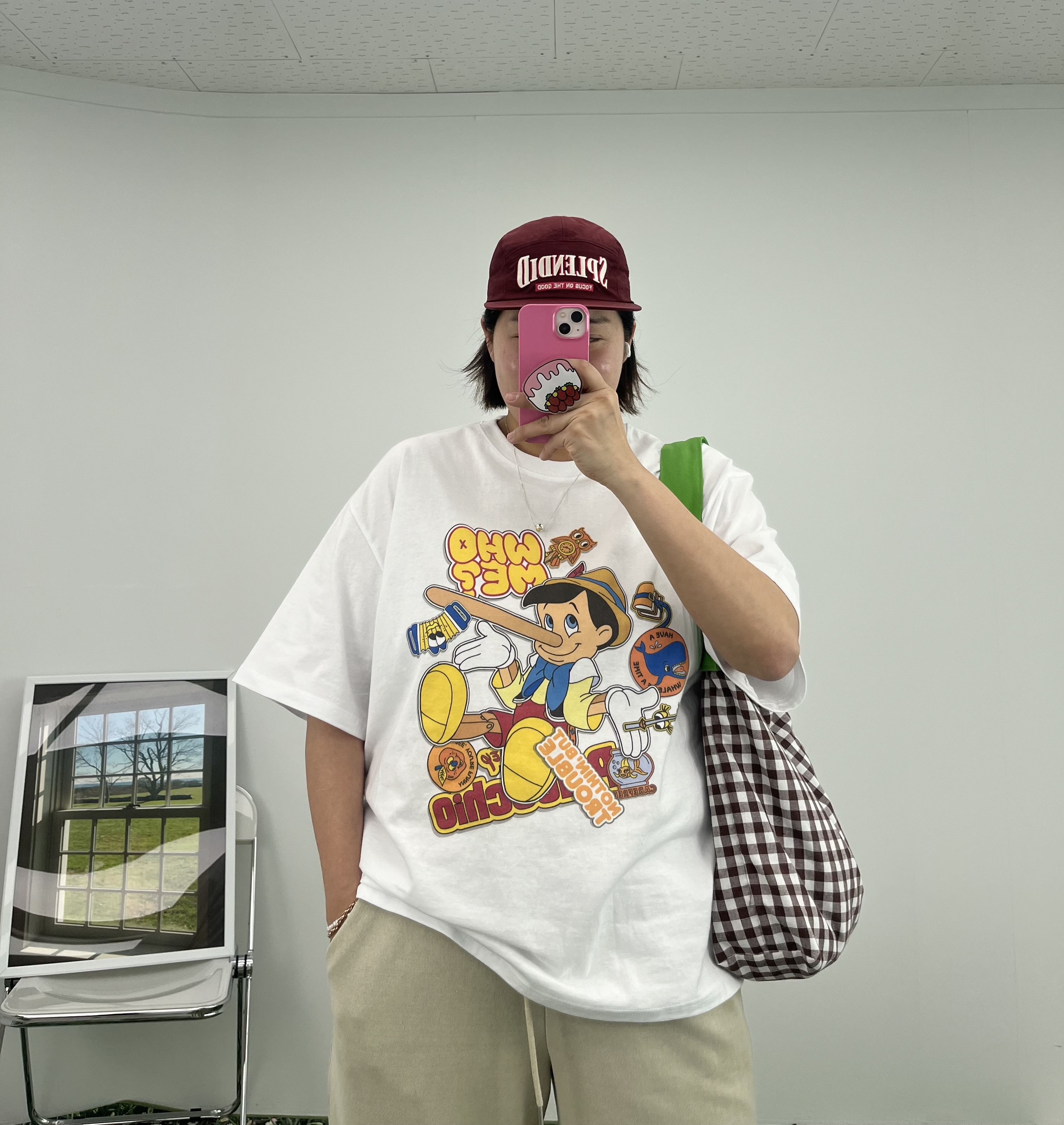 ピノキオ半袖Tシャツ ビッグサイズ ディズニー 正品