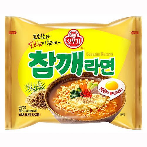 チャムケラーメン（ごまラーメン） 115g x 32袋／韓国 乾麺 非常食 胡麻 ゴマ