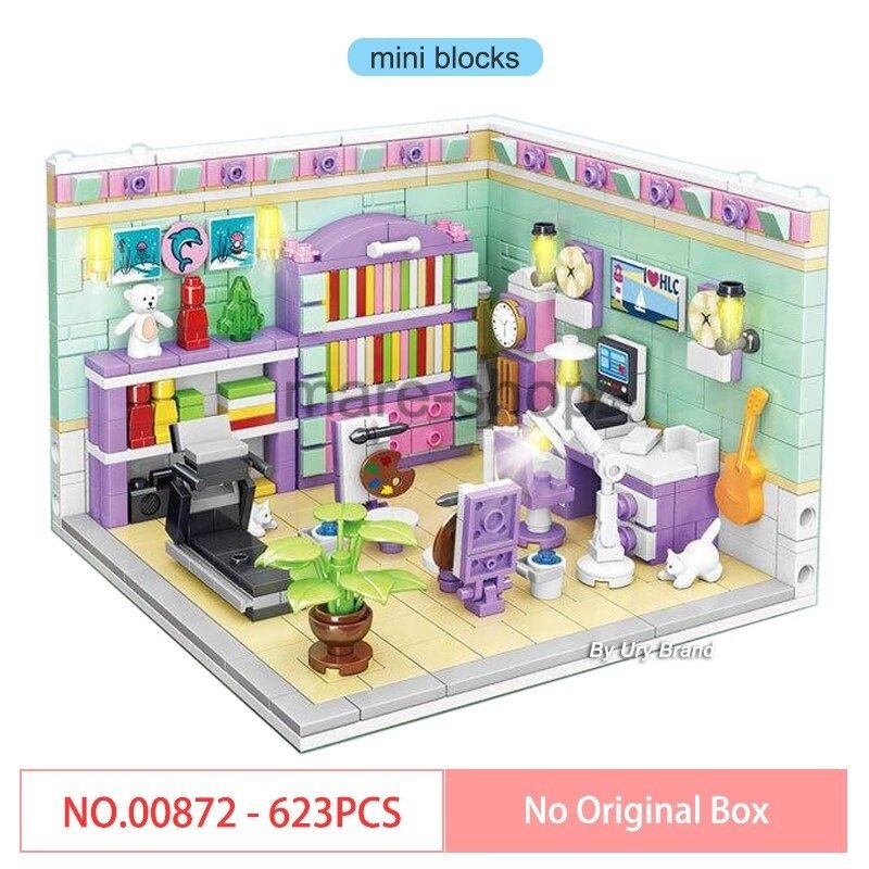 ブロック レゴ 互換 レゴ互換 ミニレンガ ミニブロック 623ピース 知育玩具 おもちゃ 男の子 女の子 贈り物 プレゼント