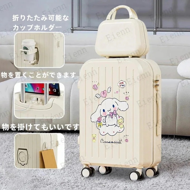 【本日限定】スーツケース 機内持ち込み Sサイズ Mサイズ Lサイズ USB充電可能 かわいいラゲッジケース 大容量 アニメーション 大容量 パスワードロック 誕生日プ