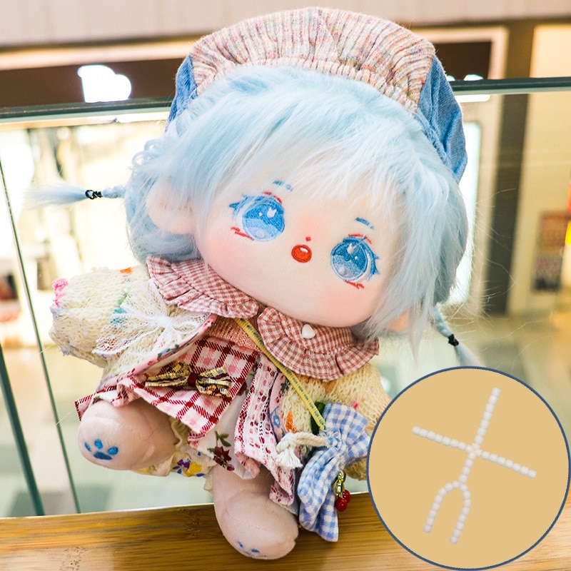 星海散らばっぬいぐるみ 20cm 無属性 本体 着せ替え人形骨格綿花人形裸娃揚げ毛女の子彼女カップル618プレゼント公仔