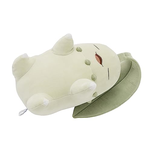 ポケモンセンターオリジナル もっちりぬいぐるみ Pokémon Sleep おやすみチコリータ 30×20×16.5(H×W×D:)